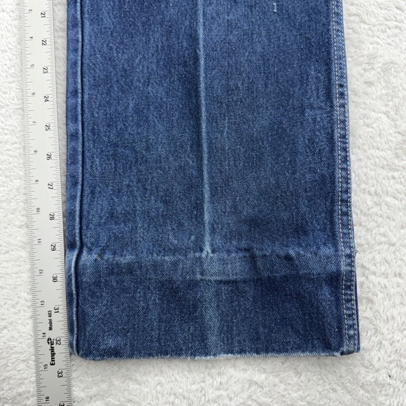 Vintage Calvin Klein Jeans Mens 38x33 Blue Stone Wash Union Made in USA - Picture 3 of 9
